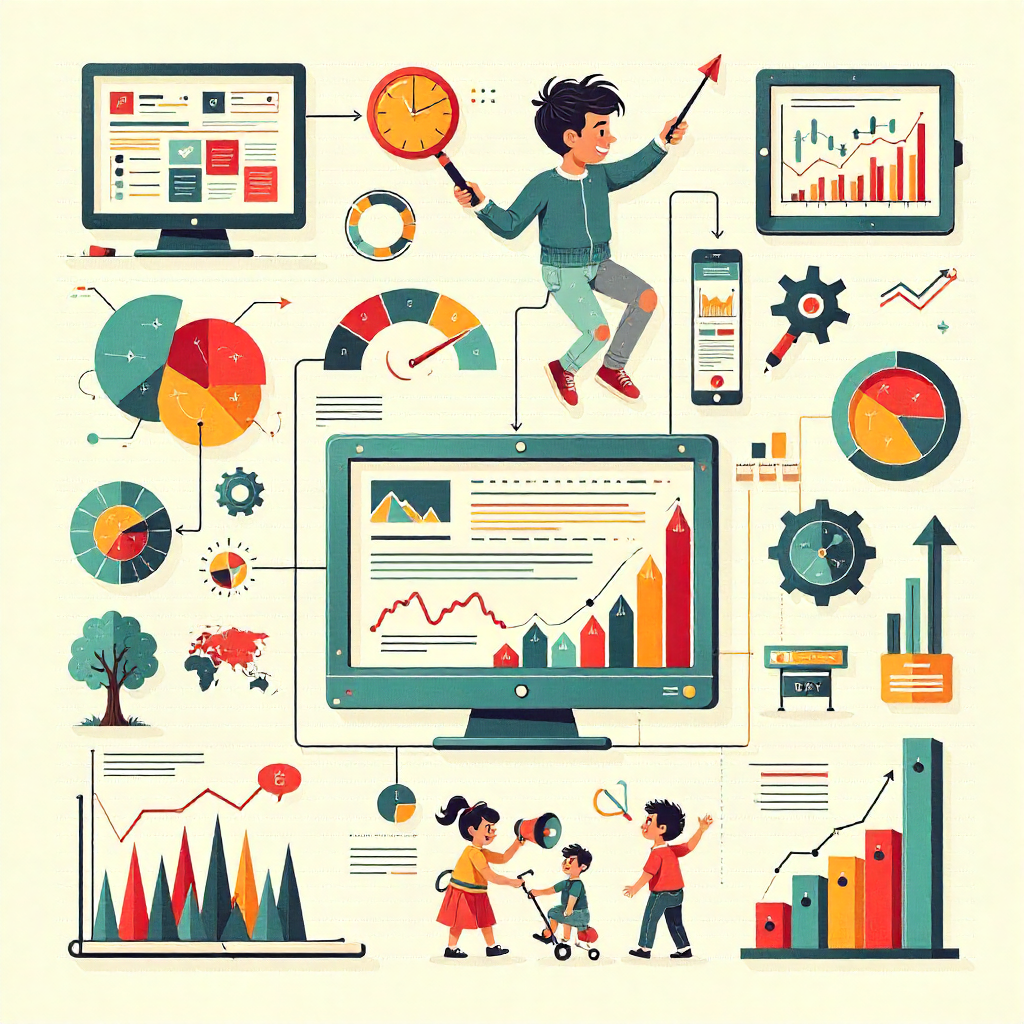 freepik digital marketing platforms infographic collage of 38683